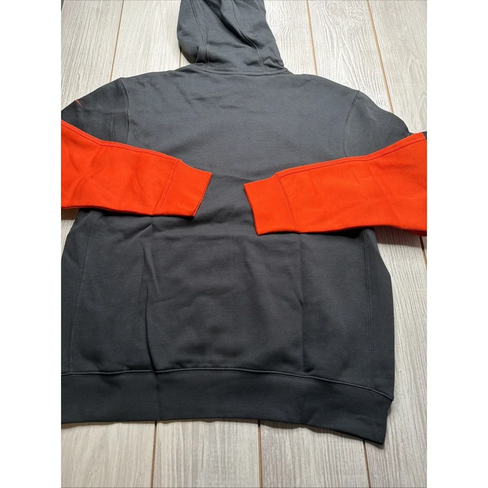 New Nike Cleveland Browns Mens Sideline Club NFL Hooded Sweatshirt Size 4XL
